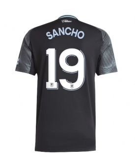 Billige Fotballdrakt Aston Villa Jadon Sancho #19 Replika Bortedrakt 2025-26 Kortermet Billige Fotballdrakt Aston Villa Jadon Sancho #19 Replika Bortedrakt 2025-26 Kortermet